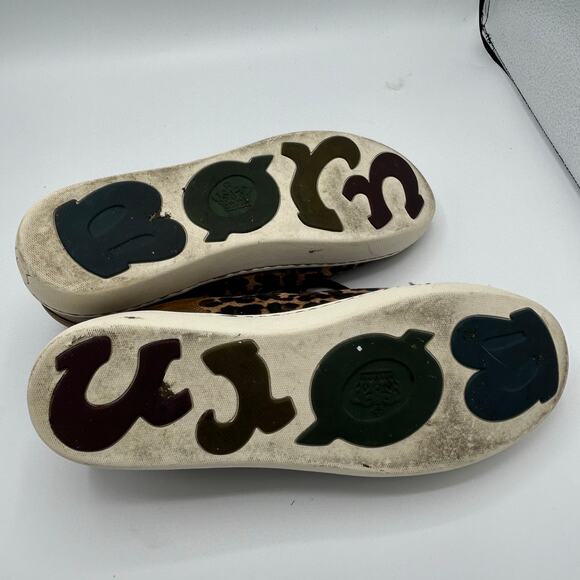 Born Sur Leopard Print Sneakers Women’s 9M Brown Leather Lace‑Up Low Top - Picture 2 of 13